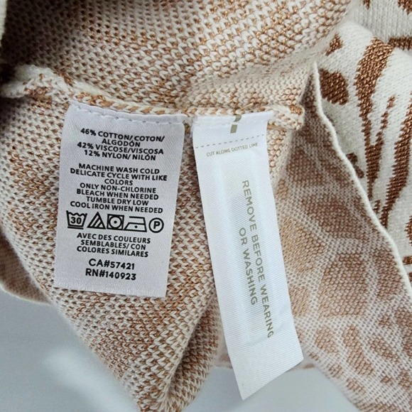 Ann Taylor‎ Mix Animal Print Shift Sweater Dress Size XS NWT - Picture 9 of 9